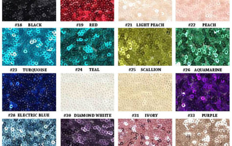 sequin table cloth